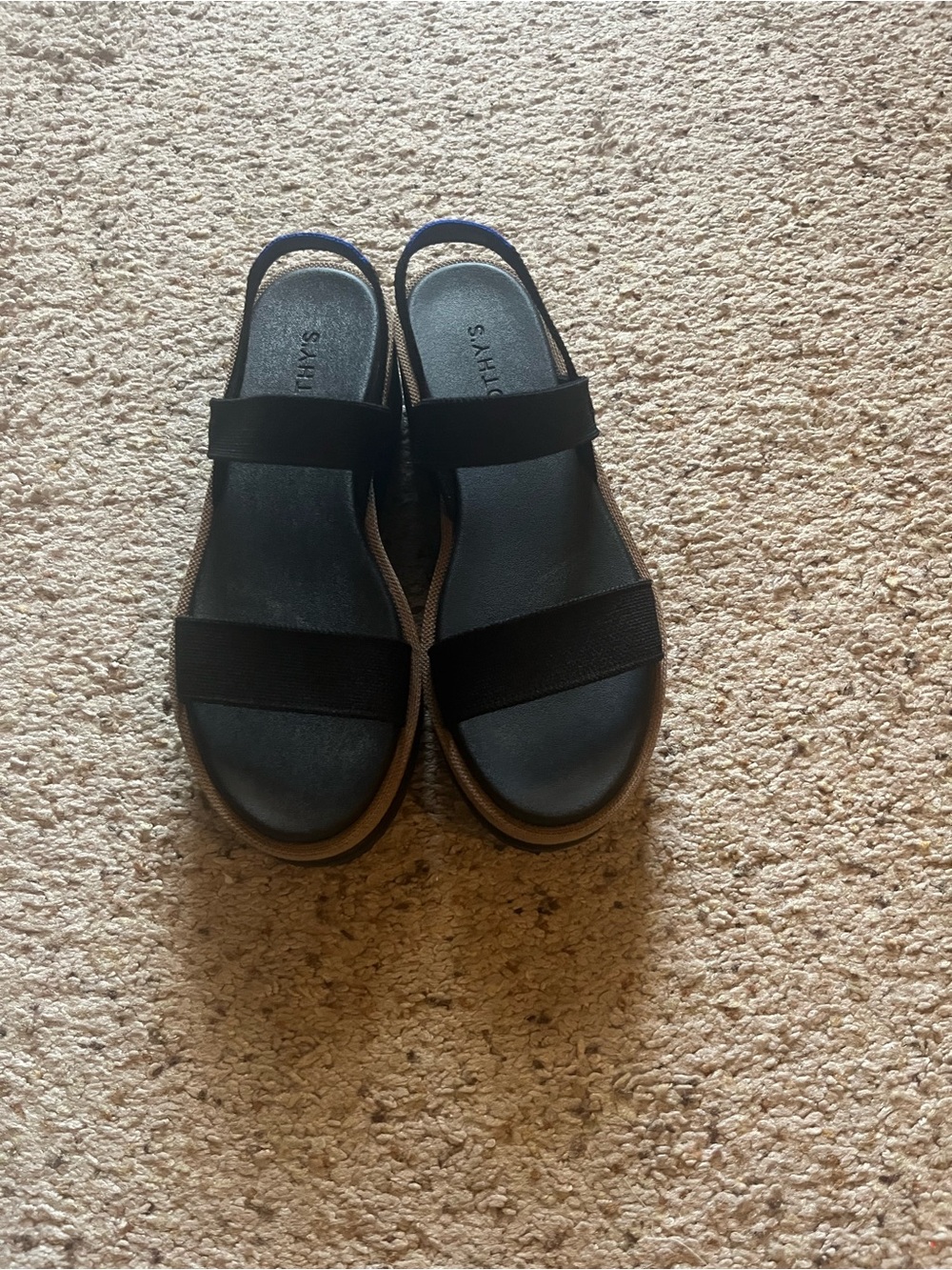 Rothy's Black Platform Sandals - Picture 12 of 13